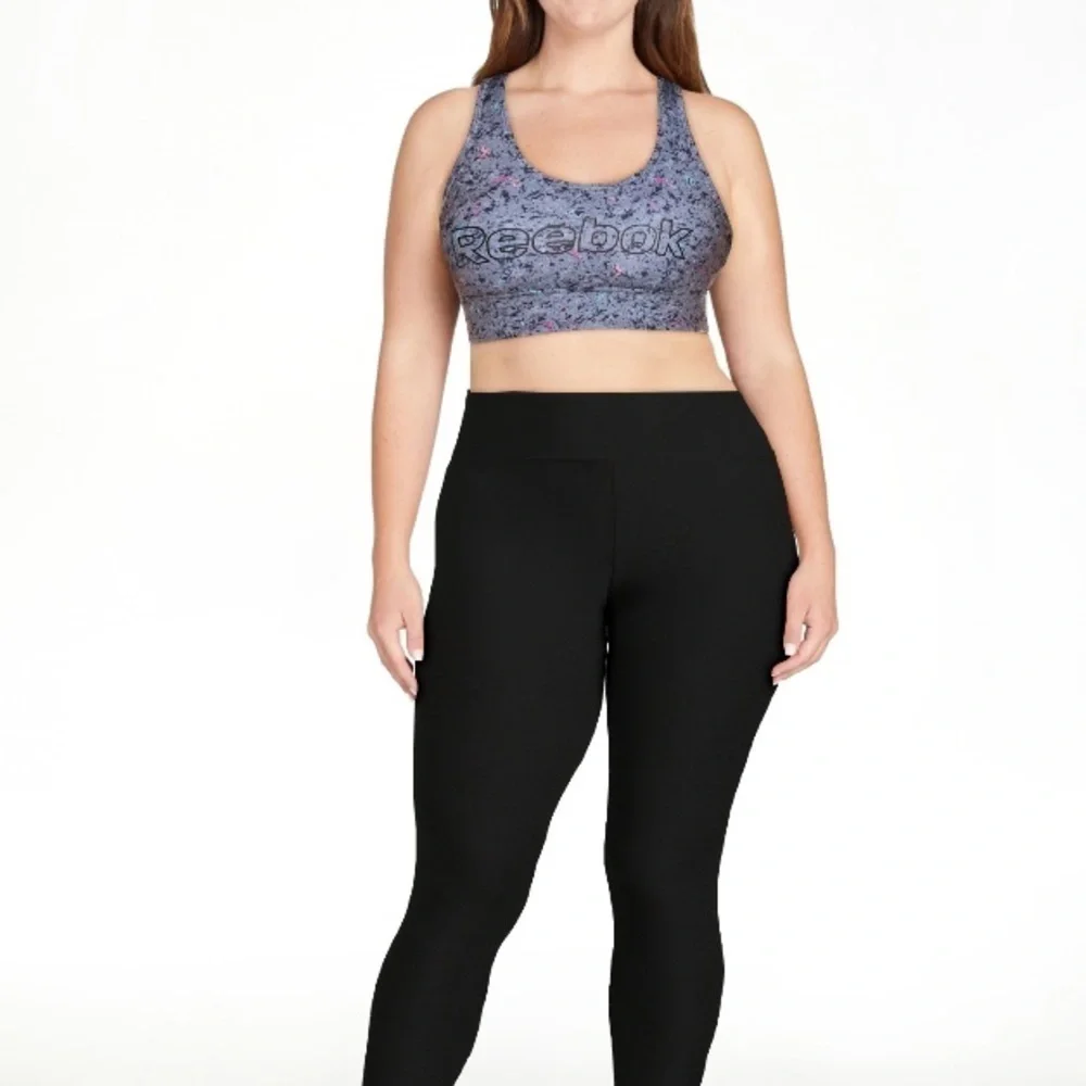 Reebok Women's Renew Longlined Printed Sports Bra with Removable Cups - Picture 5 of 7